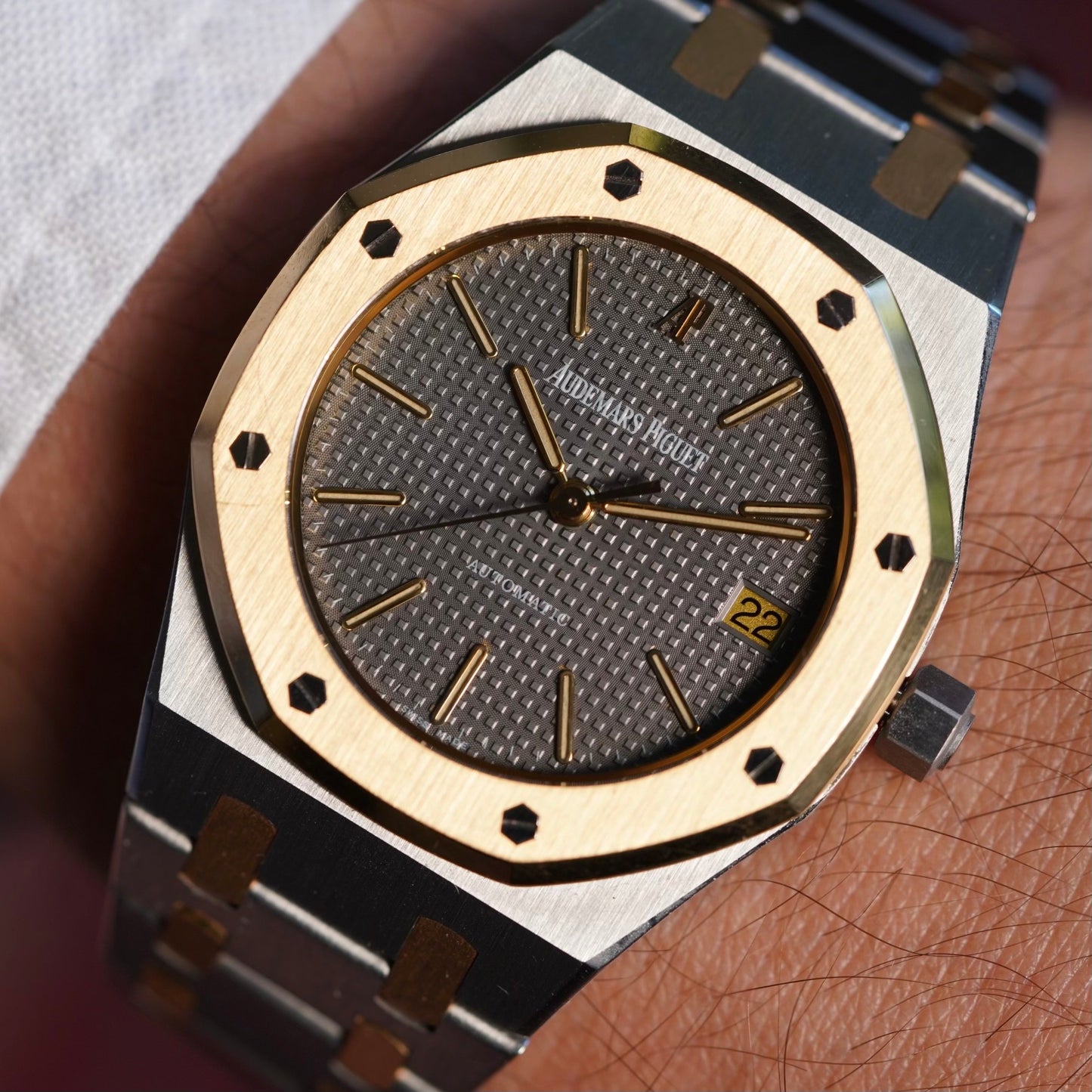 Audemars Piguet Royal Oak silver and bronze