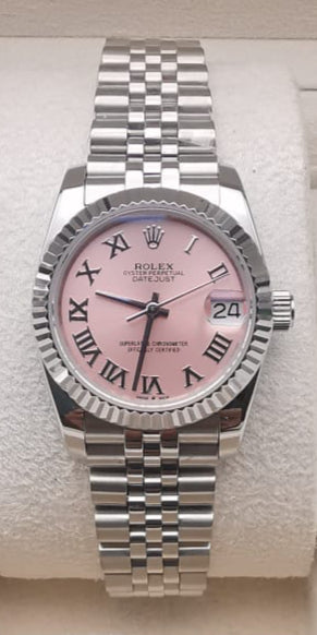 Rolex Datejust Roman pink dial