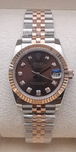 Rolex Datejust Rose gold chocolate dial 5A