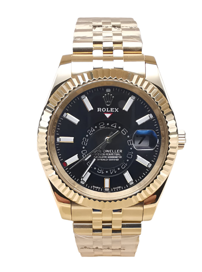 Rolex Skydweler Gold black dial