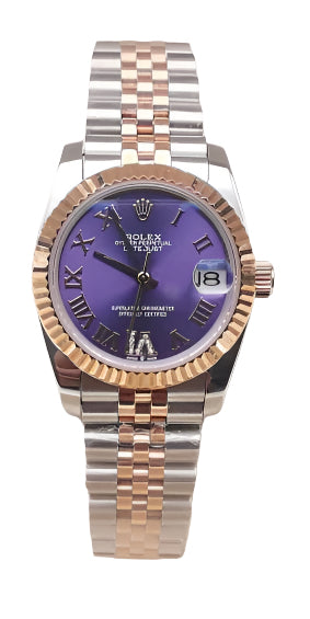 Rolex Datejust purple dial