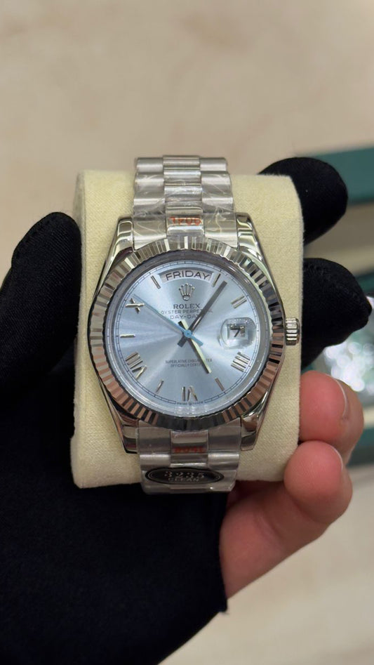 Rolex daydate Roman blue
