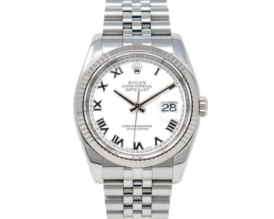 Rolex Datejust Roman silver