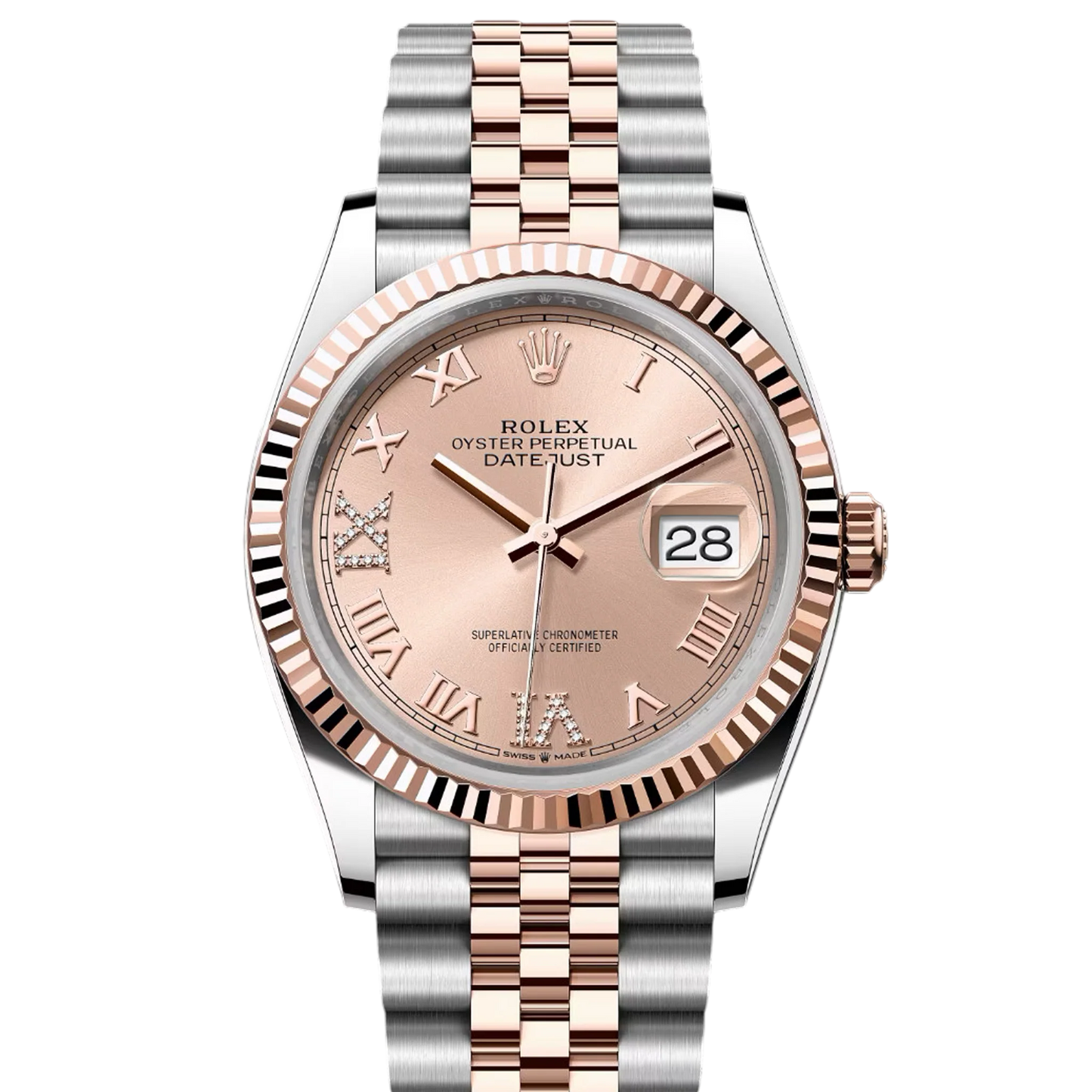 Rolex Datejust Roman Rose
