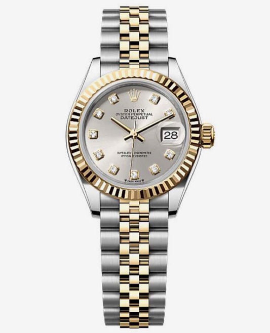 Rolex Datejust Silver Diamond dial