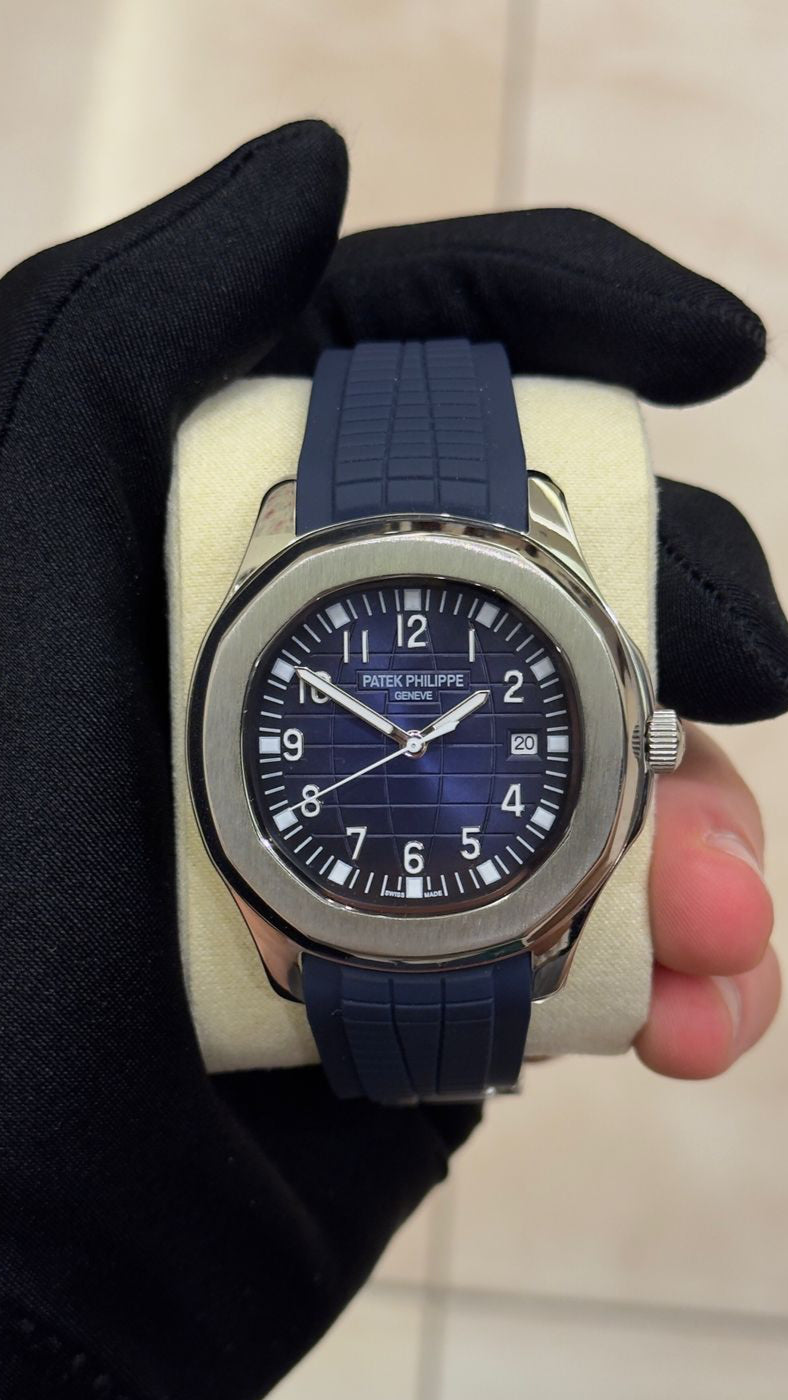 Patek Philipe Aquanaut blue silver
