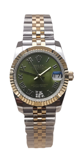 Rolex Datjust 36 olive dial