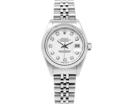 Rolex Datejust White diamond dial